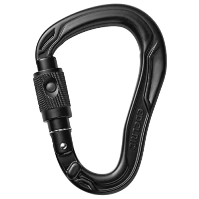 Afbeelding van Edelrid HMS Bullet Permalock Karabiner met innovatieve sluiting zwart