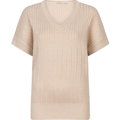 Afbeelding van EsQualo Sweater Wide V neck Lurex