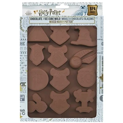 Afbeelding van Harry Potter Chocolade ijsblokjes vorm Hogwarts Zweinstein