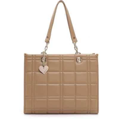 Afbeelding van Emily &amp; Noah Dahlia Handtas, Dames, Maat: One Size, Taupe