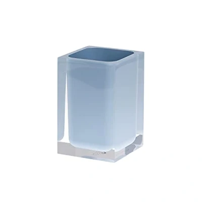 Afbeelding van Gedy Celeste, Auckland badkamer, afmetingen en gewicht: 11 x 7,2 cm 0,29 kg, hoogwaardige transparante hars tandenborstelhouder, R&amp;D design, handgemaakt, 2 jaar garantie,