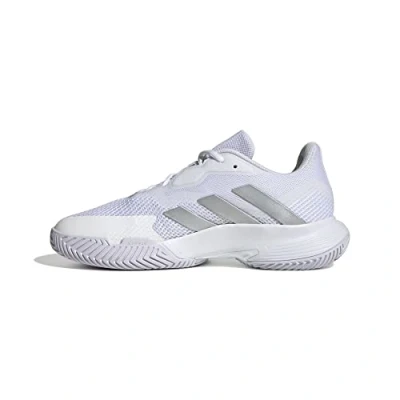 Afbeelding van adidas Courtjam Control W Damessneakers, Ftwr White Silver Met