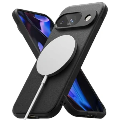 Afbeelding van Ringke Onyx Magnetische beschermhoes [MagSafe compatibel] voor Google Pixel 9, stevige grip, antislip, anti vingerafdruk, robuust, schokbestendig, magnetisch opladen,