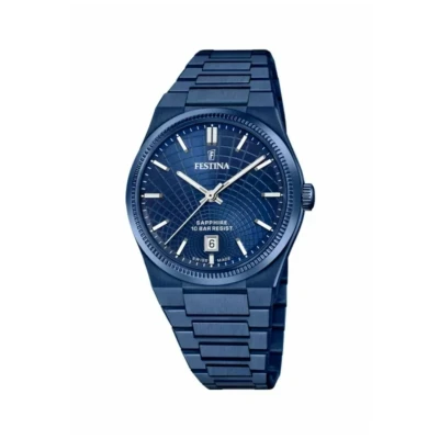 Afbeelding van FESTINA SWISS MADE MEN&#039;S BLUE WATCH F20078/1