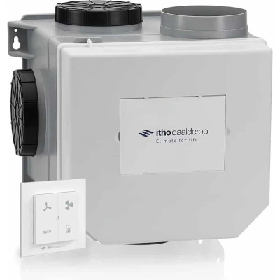 Afbeelding van Itho Daalderop ventilatie unit met perilexstekker 375 m3/h. geint. RV