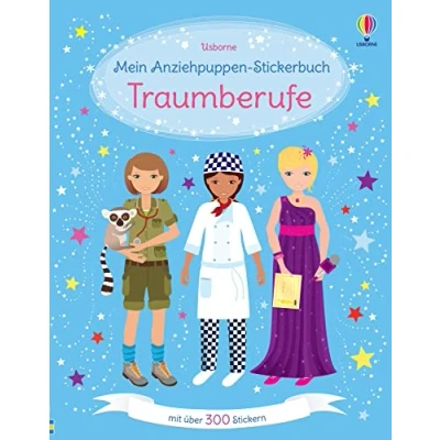 Afbeelding van Mein Anziehpuppen Stickerbuch: Traumberufe