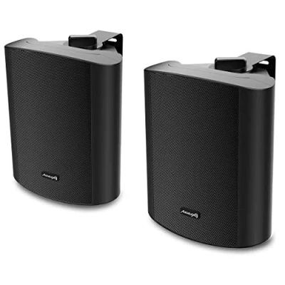 Afbeelding van Audibax Pícolo PR 52 Passieve hifi luidsprekers voor planken Paar 2 weg stereoluidsprekers 100W luidspreker Inclusief wandhouder 5&quot; woofers Surround Sound