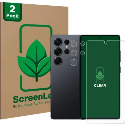 Afbeelding van ScreenLeaf Screenprotector voor Samsung Galaxy S25 Ultra Enterprise Edition (Voor+Camera) Duurzame schermbescherming Folie Beschermfolie transparant (2 Stuks)