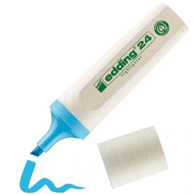 Afbeelding van Edding 24 Ecoline Highlighter Lichtblauw