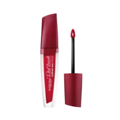 Afbeelding van Deborah Milano Red Touch Lipstick N.5 Berry Pink Liquid No Transfer lippenstift, mat, intense kleur, Dona Nutrite, zacht en fluweelachtig