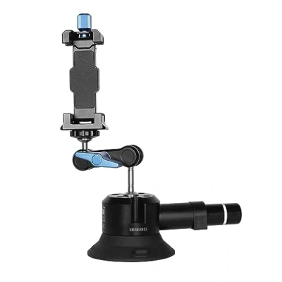 Afbeelding van Sirui camera zuignap houder met magische armset, 360 graden draaibare aluminium autovoorruit, dashboard, telefoonhouder voor insta aan boord, schroefdraad