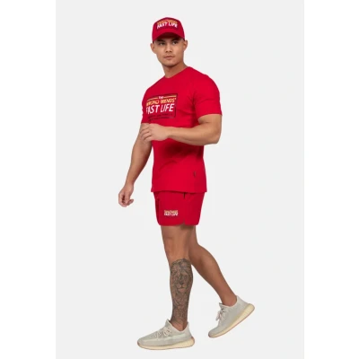 Afbeelding van Wrong Friends FAST LIFE Grandparent Zwemshorts, Heren, Maat: XS, Rood