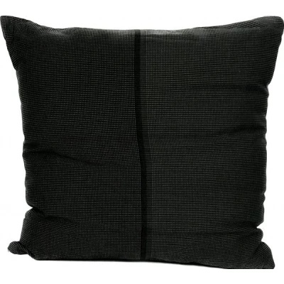 Afbeelding van Madison sierkussen 45x45 cm Rib black stripe