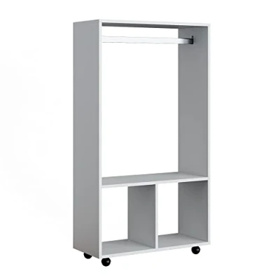 Afbeelding van Vicco Kledingopslagkast Sydney, Wit/Wit, 70 x 128 cm