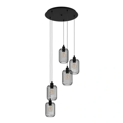 Afbeelding van EGLO Wrington Hanglamp E27 Ø 54 cm Zwart