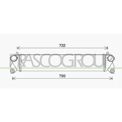 Afbeelding van PRASCO FT360N001 Intercooler