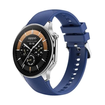 Afbeelding van GIOPUEY Bandje compatibel met OnePlus Watch 2, zachte siliconen horlogebandje, reservearmband [slijtvast] [ademend]
