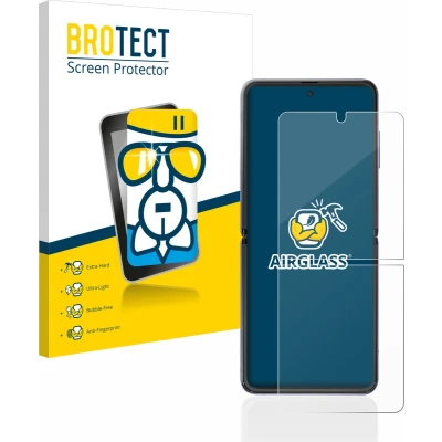 Afbeelding van BROTECT Screenprotector voor Samsung Galaxy Z Flip / 5G Folie Beschermfolie Beschermglas transparant