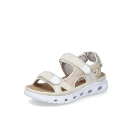 Afbeelding van Rieker Sandals, Vrouwen, Beige, Sandalen, maat: 36