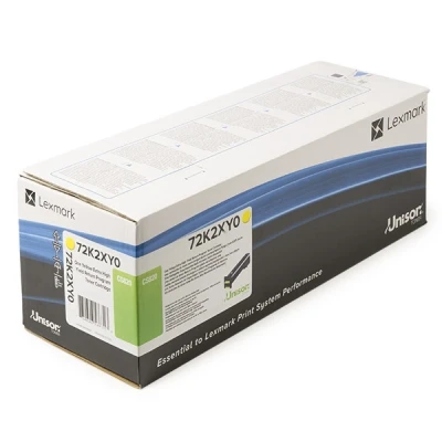 Image de Lexmark 72K2XY0 22000paginas Geel toners lasercartridge