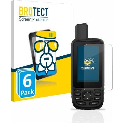 Afbeelding van BROTECT Screenprotector voor Garmin GPSMAP 67 Folie Beschermfolie Beschermglas transparant (6 Stuks)
