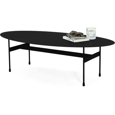 Afbeelding van MIRA OVAL Salontafel Zwart