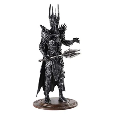 Afbeelding van BendyFigs The Noble Collection LOTR Sauron officieel gelicentieerd 19 cm (7,5 inch) Lord of Rings Bendable Poseerbare verzamelpop figuren met standaard