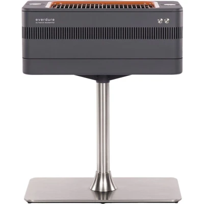 Afbeelding van Everdure Fusion Houtskool Barbecue Model 2022 Black / Stainless Steel