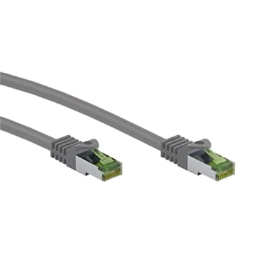 Afbeelding van GHMT Gecertificeerd CAT8.1 S/FTP LSZH 0.25M Grijs Netwerkkabel Computerkabel Kabel