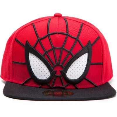 Afbeelding van Marvel SpiderMan 3D Mesh Eyes Snapback Pet Rood/Zwart