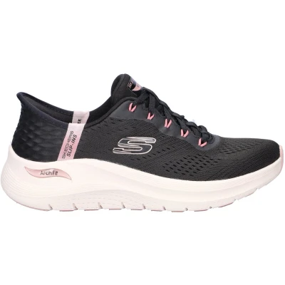 Afbeelding van Skechers Arch Fit 2.0 Hands Free Slip in dames sneaker Zwart multi Maat 38
