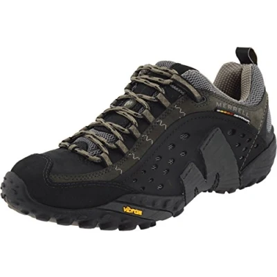 Afbeelding van Merrell Sportieve veterschoenen, Heren, Maat: 45, Smooth black Volnerfleer