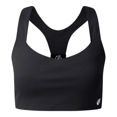 Afbeelding van Dare2B Swift Soutien gorge de sport pour femme, impact moyen, antibactérien et évacuant la transpiration, parfait les vêtements sport, gym le yoga Noir