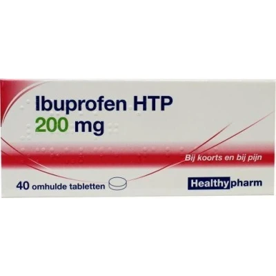Afbeelding van Ibuprofen Htp Tablet Omhuld 200mg