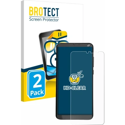 Afbeelding van BROTECT Screenprotector voor Brondi Amico XL Folie Beschermfolie transparant (2 Stuks)