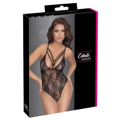 Afbeelding van Sexy Kanten Stringbody Zwart