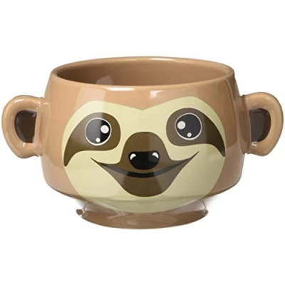 Afbeelding van Thumbsup! Mok Luiaard 275 Ml Keramiek 14,5 X 9,5 Cm Bruin