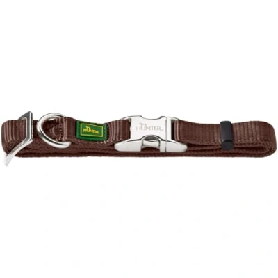 Afbeelding van Hunter Klikhalsband Alu Nylon Soft Bruin Hondenhalsband 40 55x2.0 cm