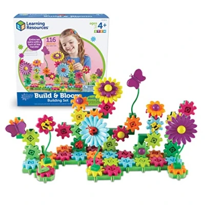 Image de Learning resources ler9214 d jeu de construction jardin fleurs gears!