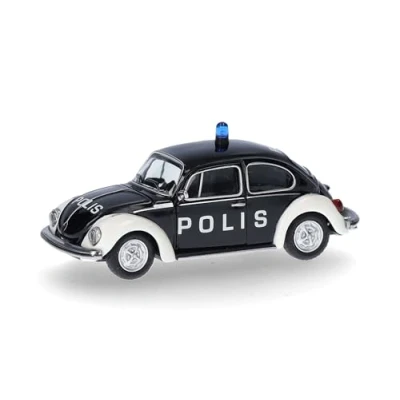 Afbeelding van Herpa 097390 H0 Hulpdienstvoertuig Volkswagen Kever 1303 „Polis (Zweden)