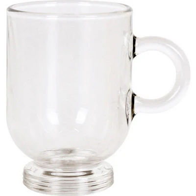 Afbeelding van Set van 6 koffiekopjes Royal Leerdam Sentido Expresso Transparant Roestvrij staal Kristal 80 ml 6...