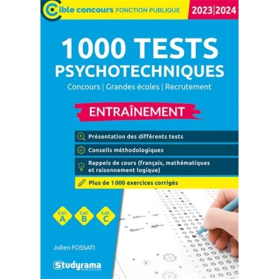 Image de 1 000 tests psychotechniques Entraînement