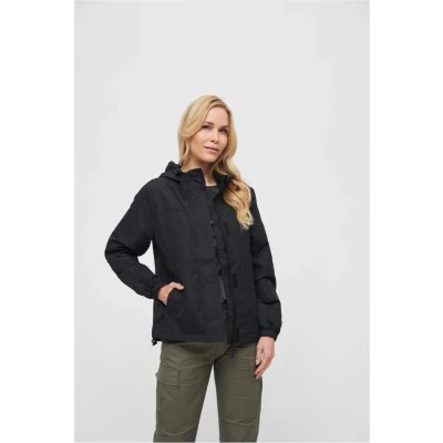 Afbeelding van Brandit Windbreaker Frontzip Lichte jas, Dames, Maat: Medium, Black