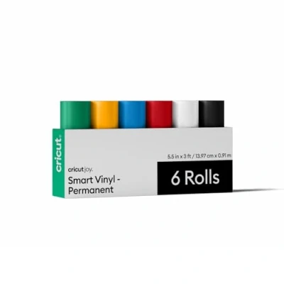 Afbeelding van Cricut Smart Vinyl Permanent, Sampler, 14 cm x 0,9 m los (6)