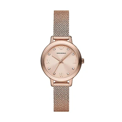 Afbeelding van Emporio Armani dames Horloge AR11512 in de kleur Roségoud