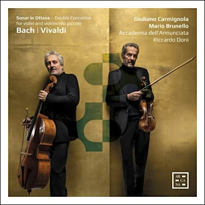 Afbeelding van Mario Brunello Accademia Dell&#039;annunciata Giuli Bach &amp; Vivaldi: Sonar In Ottava. Double Concertos (CD)