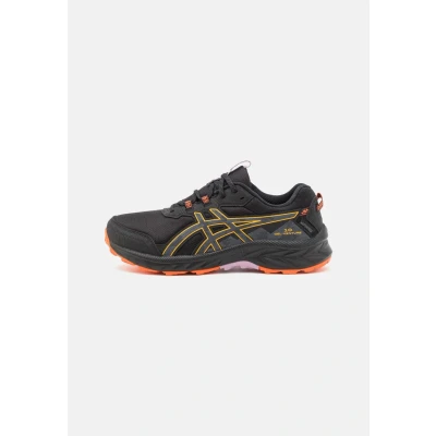 Afbeelding van Asics Gelventure 10 WP Trail hardloopschoenen, Dames, Maat: 36, Black/carrier grey Textiel/ synthetisch