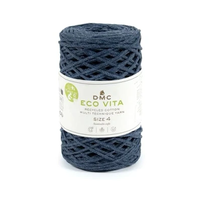 Afbeelding van DMC Nova Vita 4 Gerecycled katoengaren etiket voor echte zaden om te planten 250 g 200 m