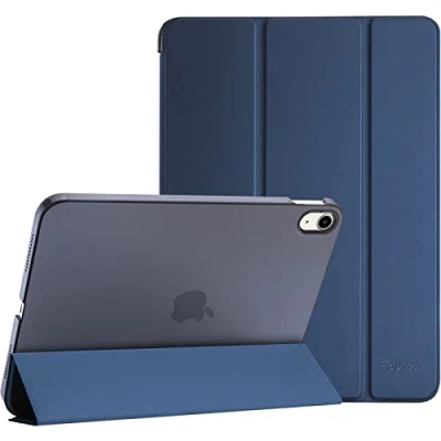 Afbeelding van ProCase iPad 10e generatie 2022 10,9 inch hoes, generatie, A2696 A2757 A2777 hoes donkerblauw