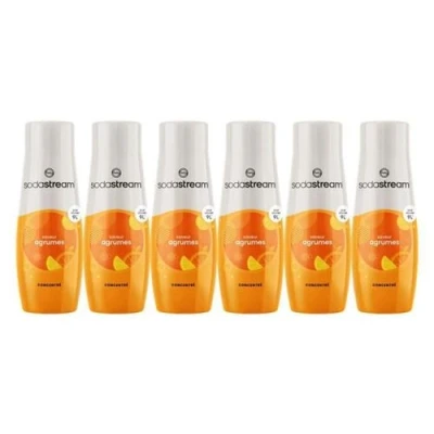 Image de Lot De 6 Concentrés Saveur Agrumes Sodastream 440Ml